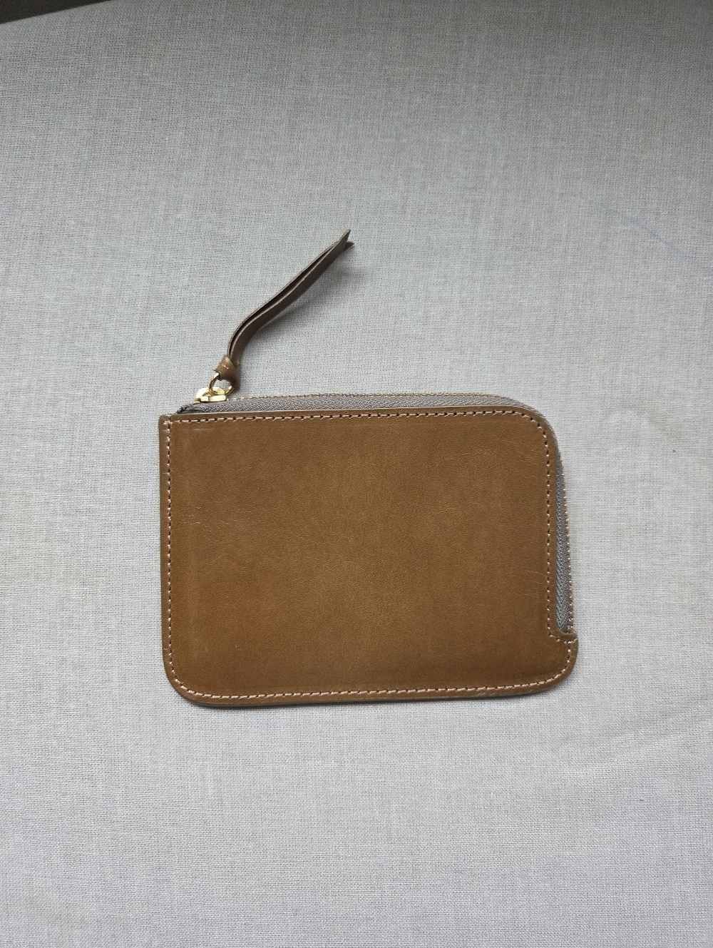 New leather escuyer  small zip wallet